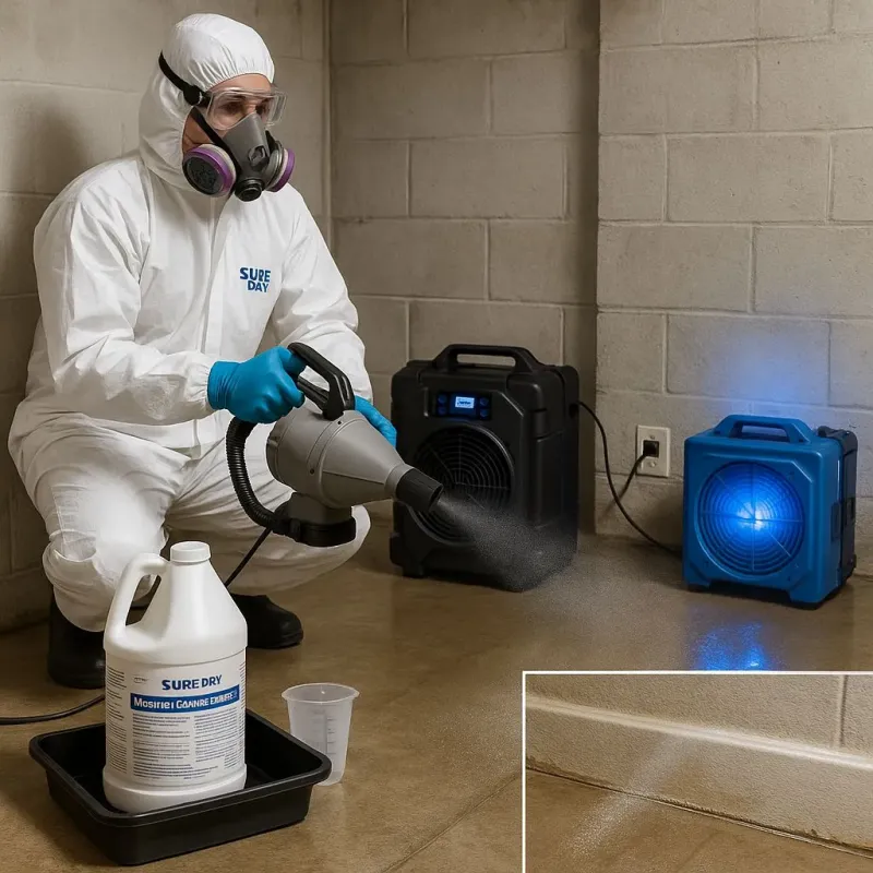 Sanitization and Odor Removal process in Edmore, MI