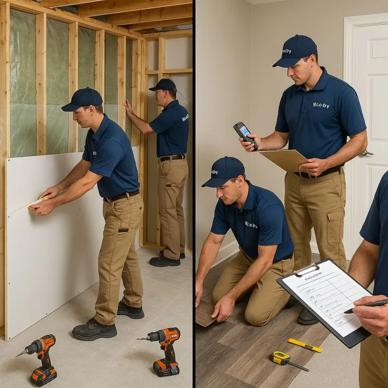 Repairs and Reconstruction process in Edmore, MI